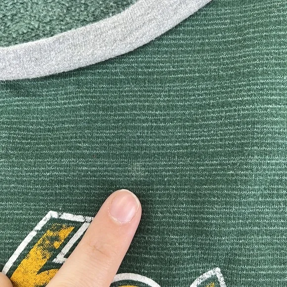 NFL Team Apparel Long Sleeve Shirt Green Bay Packers Football Green Womens L - Picture 3 of 10